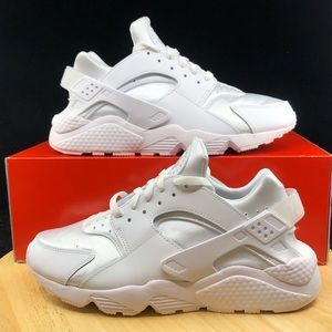 Women's Nike Air Huarache Run Triple White All 2021 DH4439-102 Retro sz …